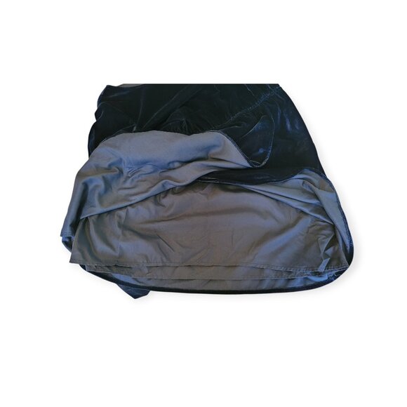 J.Crew Navy Velvet Tulip-Hem Dress – Size 10 – Perfect for Work-to-Holiday-Party - Picture 5 of 10